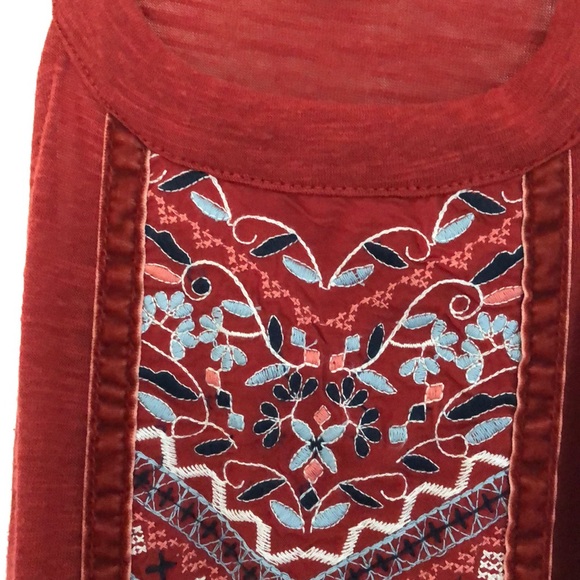 Red high neck tank M - Picture 2 of 4